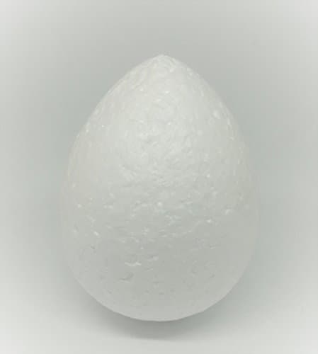 Grows : Styrofoam Balls, Egg Shape, 2.5 x 3.5-Inch, White, 6 Per Package