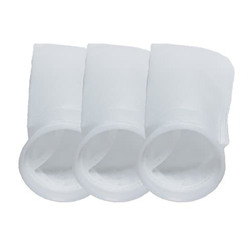 DaysFive 4 Inch Ring Felt Filter Socks 200 Micron 3-Pack