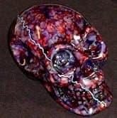 Purple Marblized Skull Shift Knob
