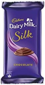 Cadbury Dairy Milk Silk Chocolate Bar, 60 Grams (2.11 oz) - India - Indulge in The Irresistible Taste of Silk