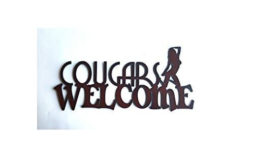 Cougars Welcome Sign