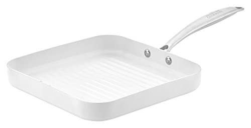 Phantom Cookware Grill Pan: Square Copper Ceramic Coating Pan for Perfect Frying Results with Less Oil| Healthy Cooking Nonstick Anti Scratch Ceramic Cookware| Sturdy, Durable, Oven &amp; Dishwasher Safe