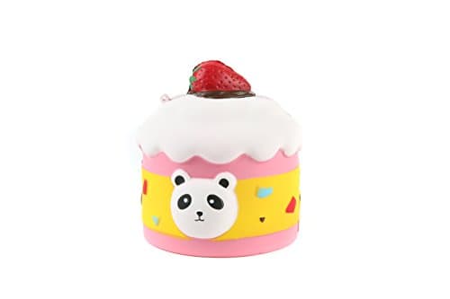 Slow Rising Panda Cupcake Squishy Decompression Toy