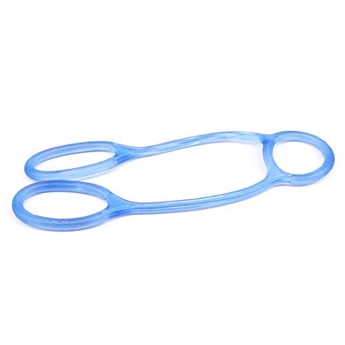 High Elastic Silica Gel Puller Multi-functional Household Pull Rope Male Lady Fitness Yoga Trainer (Blue)