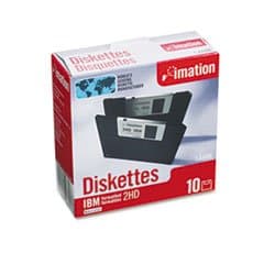 (3 Pack Value Bundle) IMN12881 3.5" Floppy Diskettes, IBM-Formatted, DS/HD