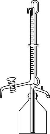 Burette, Automatic, Glass, 10ml.Grade B