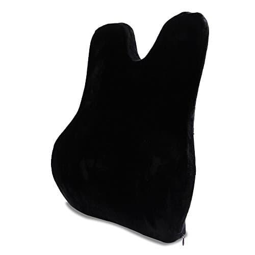 Lumbar Back Support Cushion with Premium Memory Foam and Adjustable Strap Providing Lower Back Pain Relief