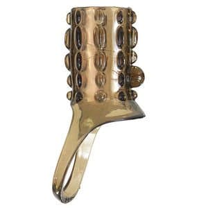 Half Delaying Ejaculation Sleeve Sheath - Stimulate G Spot Round with Elastomer of Beaded