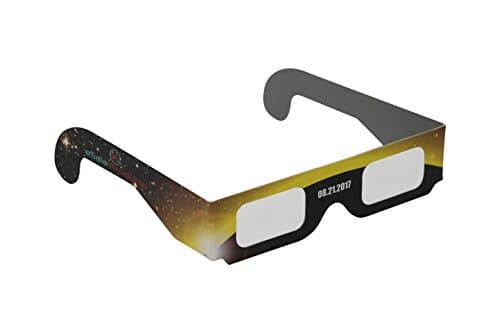 5 Pack-Commemorative Solar Eclipse Glasses for August 21, 2017 Total Solar Eclipse - CE and ISO Certified - Safe Solar Viewing