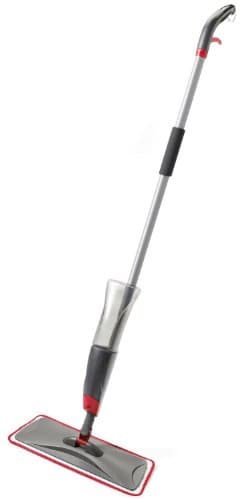 Anili Mili Spray Mop with Replaceable Microfiber Pad and Liquid Bottle, Blue Cloth