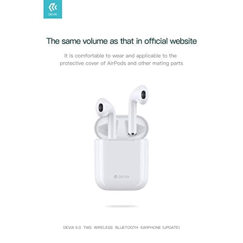 Devia Dual Wireless Bluetooth 5.0 Stereo TWS Touch V3 Headphones