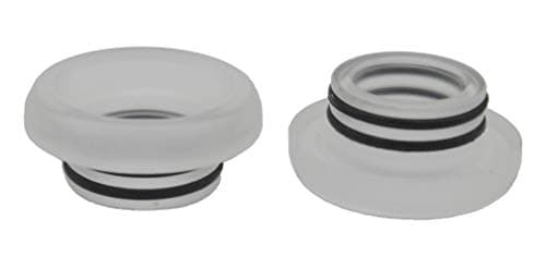 2pcs 810 Flat Drip Tip Reusable Acrylic Material (White)