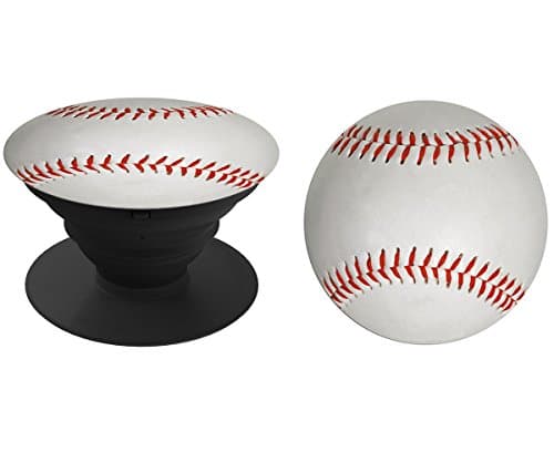 Expanding Stand and Grip for Smartphones and Tablets Multi-Function Holder(Galaxy S7, S7 Edge, iPhone SE / 5 / 5S / 6 / 6+ /6S / 7 / 7+ /iPad / IPad Mini) (baseball)