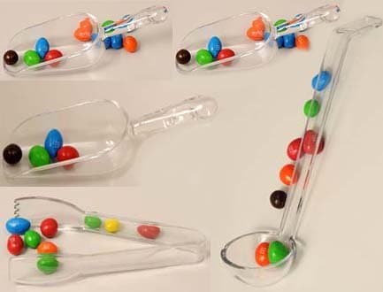 Candy Buffet Scoop Set (Clear)