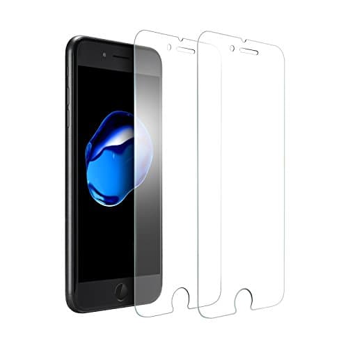 2 Pack - iPhone 7 Screen Protector Gorilla Glass | iPhone 7 Screen Protector | Gorilla Glass iPhone 7 Screen Protector | iPhone 7 Screen Protector | (Tempered Glass) (Clear) (Clear)