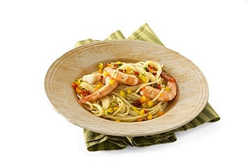 10" Inch Leaf Round Deep Plates, 50 Plates - Leafware