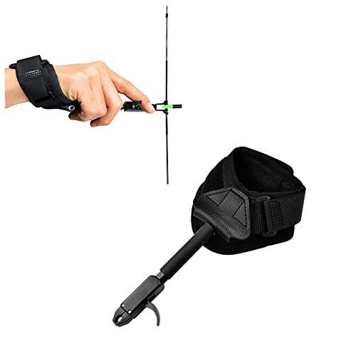 YLS Release Aid Compound Bow Wrist Release Adjustable Comfortable Quick Release Hunting Shooting
