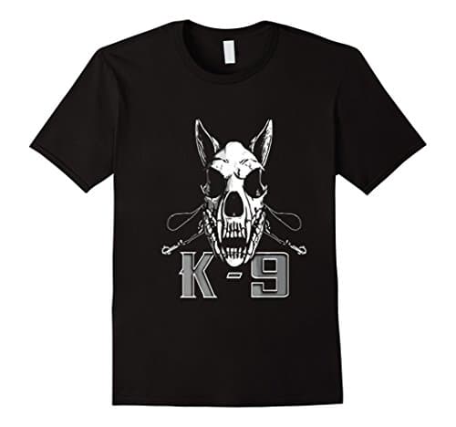 Men's K-9 Handler training TShirt Medium Black