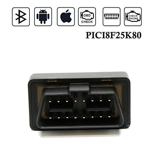 Bluetooth OBD II Scanner Car Engine Fault Code Reader Vehicle Engine Diagnostic Scan Tool for IOS / Android / Windows Portable Scanner Reader Adapter for US 1996s and Newer Vehicles