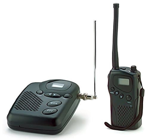 MURS 4-Mile Range Wireless Intercom: Hand Held Radio and Base Station