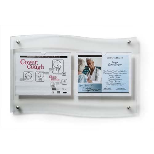 Clearform 15034 Double Horizontal Document Frost Frame