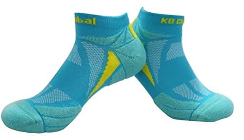 Compression socks, Women's low cut socks, Performance athletic socks for running, tennis, and casual use. (5-9, Blue)