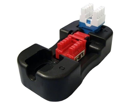 Punch Down Stand Tool for CAT5E/6 Keystone Jack - Black