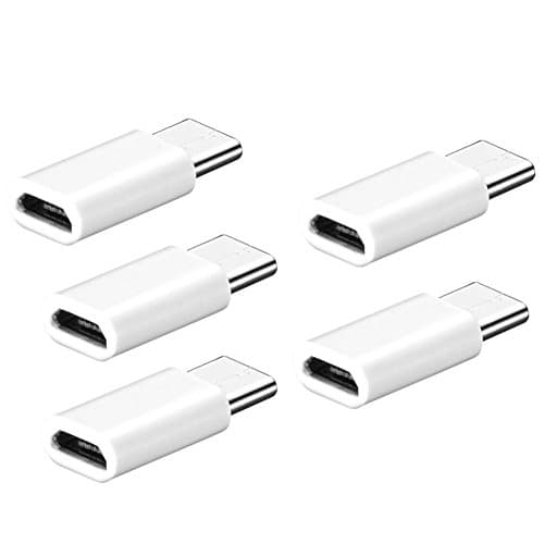 Haihood 5PC USB-C Type-C to Micro USB Data Charging Adapter Oneplus 3 Three/ Samsung Galaxy note7