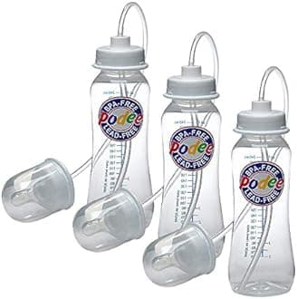 Set of 3 Podee Baby Bottle - Handsfree Feeding System