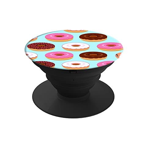 Expanding Stand and Grip for Smartphones and Tablets Multi-Function Holder(Galaxy S7, S7 Edge, iPhone SE / 5 / 5S / 6 / 6+ /6S / 7 / 7+ /iPad / IPad Mini) (Donuts-2)