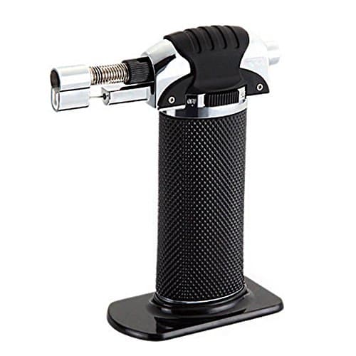 Butane lighter, YUMUN Windproof Adjustable Flame Refillable Cooking Baking Torch (Gas NOT Included )