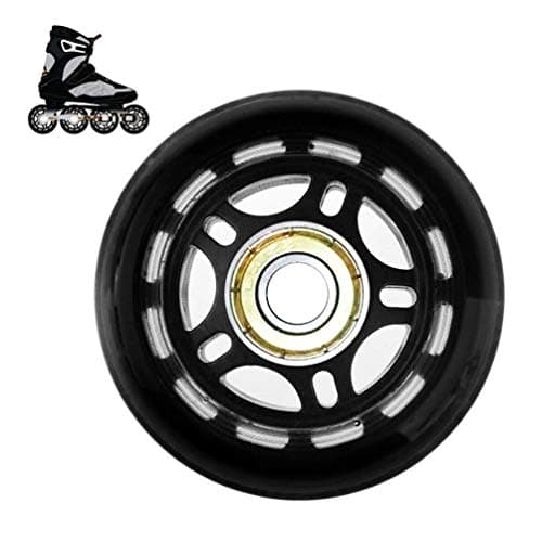 Inline Skate Wheels Mute Roller Skating Wheels Skating Replacement No Flash 70mm Bearing Skateboard Accessories