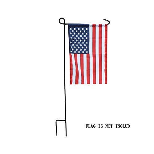 Winfa Home Backyard Garden Flag Stand