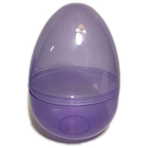 Jumbo Mega 8" Inch Plastic Surprise Prize Easter Egg Container Youtuber Kids YouTube Video Surprise Eggs! (Purple)