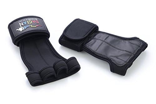 Crossfit Training Exercise Leather Gloves with Wrist Support For Pull Ups, Gymnastics, Workout, Fitness, WODs, Kettlebells | No Calluses, Weight Lifting Durable Grips| Best New Model for Men (Large)