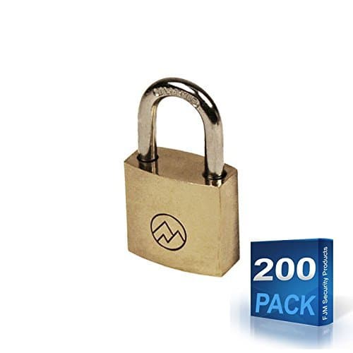 Mountain Series BP075 3/4" Wide Keyed Different Solid Brass Padlocks (Case of 200)