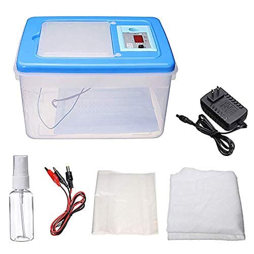 ZHUANFAFA 32 Egg Incubators, Automatic Temperature Control, with Egg Light, No Noise, Transparent Cabinet, Easy To Clean, Easy To Place