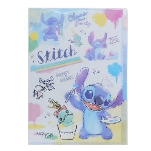 Lux-k Dd Stitch 5 Index A4 Clear Plastic Folder 50798