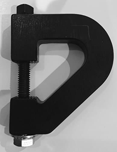 The Light Source PCB3/8 Purlin Clamp, 3/8" Fasteners, Black Anodized