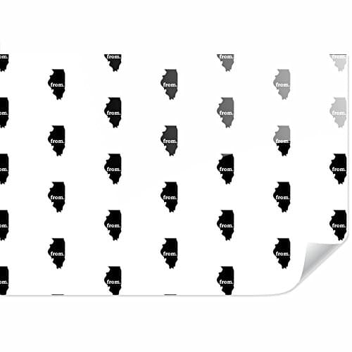 TsFrom Illinois Wrapping Paper