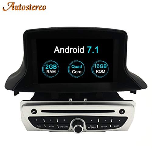 Autostereo Car GPS Navigation Android 7.1 Android 8.0 Car DVD CD Player Radio Stereo One DIN 7 Inch Screen for Renault Megane 3 Fluence 2009-2015 Multimedia Auto Radio Unit (Android 7.1)