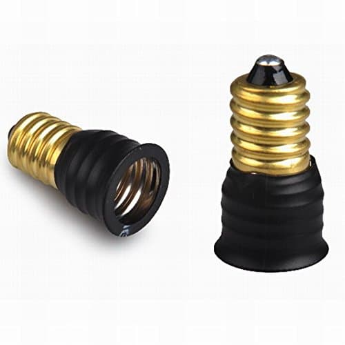 Zhanyun 1 Piece E14 to E17 Base Holder Socket Led Light Lamp Bulb Adapter Converter Light Accessories