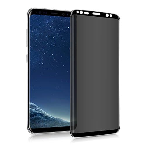 Maxwolf Galaxy S9 Plus Privacy Screen Protector, S9 Plus Premium [3D Curved] [Case Friendly] [Anti-Scratch] 9H Hardness Tempered Glass Film Screen Protector for Samsung Galaxy S9 Plus (Black)