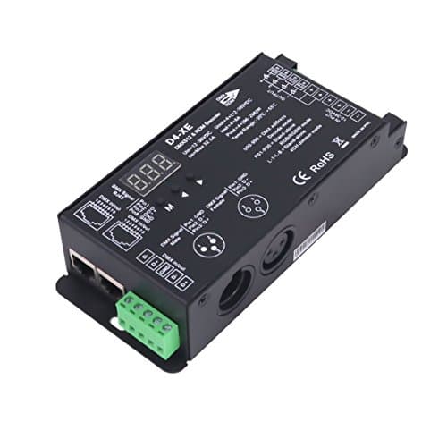 4 Channel 8A/CH DMX512&RDM Decoder Constant Voltage DC12-36V for RGBW RGB WW/CW Single Color LED Strip(4CH 8A DC12-36V )