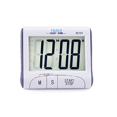 Soraco Digital Kitchen Cooking Timer with Large Display Screen, Loud Sounding Alarm, Strong Magnetic Backing, Retractable Stand