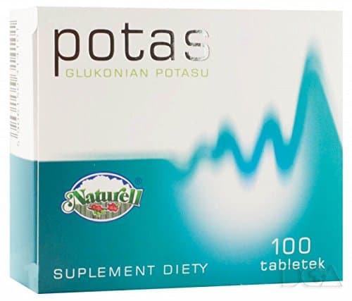 Pottasium 80 mg - 100 tablets - helps in the proper functioning of the nervous system and muscles and helps to maintain normal blood pressure.