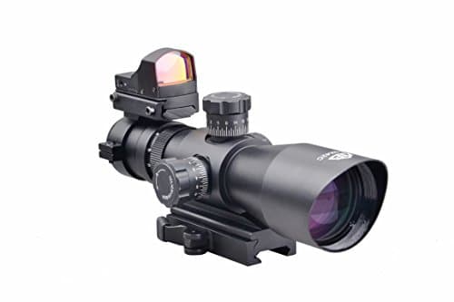Trinity Force 3-9x42 Redcon-1 Scope and Red dot combo Range Finder Reticle