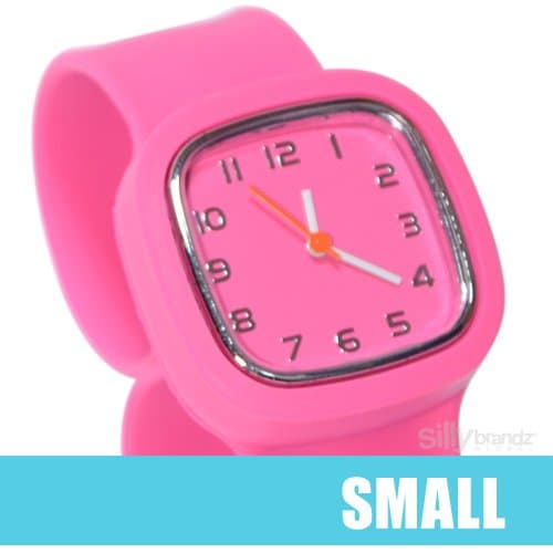 Slap Watch Square Small Pink