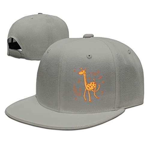 Kkajjhd Dancing Giraffe Flat On A Baseball Cap.