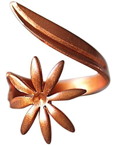 MadamLili 70 Copper Flower Ring